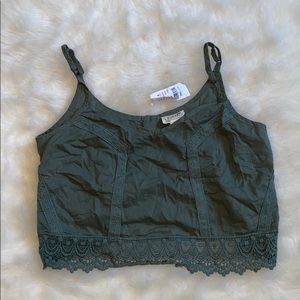 cropped tank top
